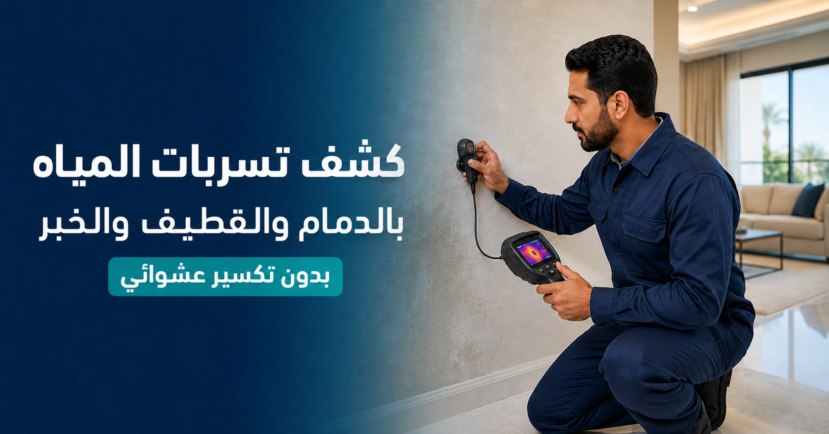 كشف تسربات المياه بالدمام والقطيف والخبر بدون تكسير